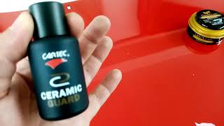 Cartec Ceramic Guard vs Meguiars carnauba wax vol II [upl. by Arremat]