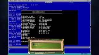 Tuto  Contrôler un afficheur LCD avec le port parallèle LPT dun ordinateur PC et Qbasic FR [upl. by Sert]
