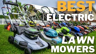 5 Best Electric Lawn Mowers 2022⭐ Top 5 Picks Buyers Guide And Review in 2022 [upl. by Luna]