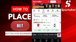 Sports Betting For Beginners  How To Bet On Sports Successfully FULL TUTORIAL PART 1 [upl. by Carce]