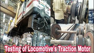 What is traction motor in locomotive Which motor is used in railway traction [upl. by Manara]