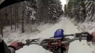 YZ450F  In The Woods GoPro HD Hero 2 [upl. by Lesli]