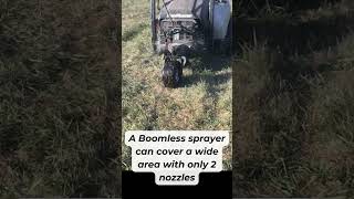 What is a Boomless Sprayer shorts sprayers lawncare [upl. by Marchak]