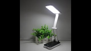 LED Rechargeable Desk LAMP And Power Bank [upl. by Dowling]