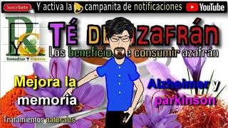 ☕🌷 Té de azafrán Los beneficios de consumir azafrán Cómo preparar infusiones de azafrán [upl. by Jacquetta]