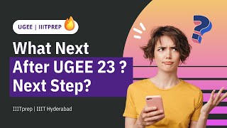 What after UGEE 2023   UGEE 2023  IIIT Hyderabad  ugee iiith iiithyderabad [upl. by Hsu]