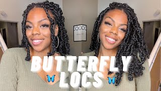 TUTO RAPIDE ET FACILE POUR DES BUTTERFLY LOCS DE QUALITÉ 😍🦋 [upl. by Esmaria]