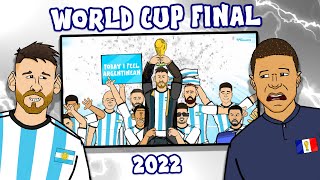 🏆WORLD CUP FINAL 2022🏆 Revisited Argentina vs France Messi Mbappe Goals Highlights [upl. by Johiah]