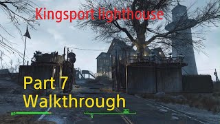 Fallout 4Negan Kingsport lighthouse build part 7 [upl. by Russel]