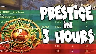 PRESTIGE in 3 HOURS in Call of Duty WW2 [upl. by Aekan]