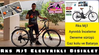 Rks Mj1 Elektrikli Bisiklet Tanıtımı Deneme sürüşü ve Ayrıntıları bim Mj1 Zf 10 E Bike rks [upl. by Brause]