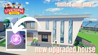 LIVETOPIA UPGRADED HOUSE SECRET LIMITED TIME ONLY UPDATE 161 Livetopia Roleplay Roblox [upl. by Yrallam159]