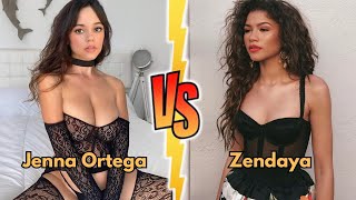 Jenna Ortega VS Zendaya Transformation 2024⭐From 1 Years To Now⭐jenna or zendaya [upl. by Kissner]