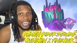 KAMEN RIDER DECADE ALL HENSHIN AND FINISHERS REACTION FIRST TIME REACTION [upl. by Elrebma572]