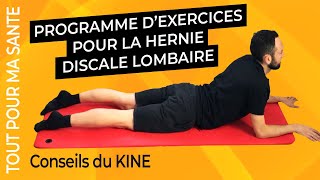 Hernie discale  les exercices et les étirements Kiné [upl. by Sauer]