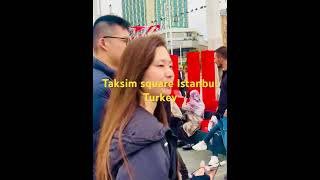 Taksim square Istanbul Turkey [upl. by Yeldahc]