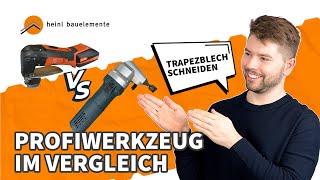 Trapezblech schneiden Ein Vergleich der besten Werkzeuge [upl. by Trillbee764]