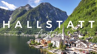 Stunning Aerial Views of Hallstatt  4K Drone Footage  Most Beautiful Village in Austria [upl. by Sutsugua453]