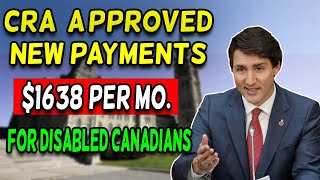 Big News CRA Just Announced 163867Month for CPP Disabled Canadians CPP Disability Benefits [upl. by Ahsikym]