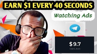 Earn 11600 Naira Every 40 seconds watching telegram ads make money online [upl. by Ienttirb]