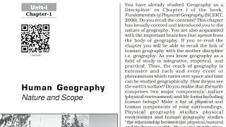 Human geography nature and scope class 12 NCERT chapter 1 [upl. by Eustasius]