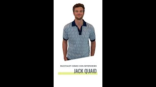 2024 ComicCon Interviews Jack Quaid of quotThe Safe Manquot [upl. by Kerrill]