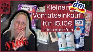 SPAREN günstiger dm Drogerie Vorratseinkauf 1510€ 🥳 VORRAT haul budgetplanung vlog minimalist [upl. by Fiora]