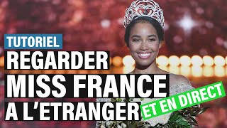 Miss France en direct à létranger 👸  comment regarder lélection Miss France 2022 [upl. by Llehcim]