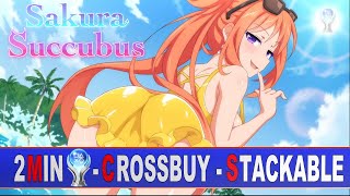 Easy 2 minute Platinum Game  PS5 amp PS4 Crossbuy  Stackable  Sakura Succubus Trophy Guide [upl. by Haisej]