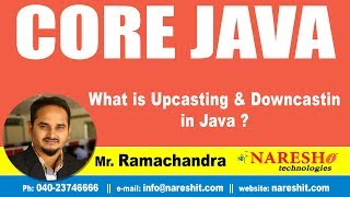 Core Java Tutorial  What is Upcasting amp Downcasting in Java   MrRamchander [upl. by Idnic906]