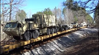 SB CSX Military Train Thru Lilburn Georgia 2192024 [upl. by Dlaniger79]