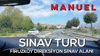 Avcılar Firuzköy Direksiyon Sınav Alanı Manuel Sınava Hazırlık Çalışması [upl. by Nnylirehs472]