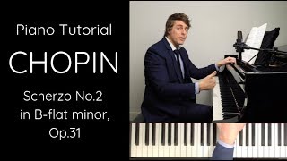 Chopin Scherzo No2 in Bflat minor Op31 Tutorial  Josh Wright [upl. by Ahsennod]