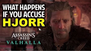 What Happens If You Accuse Hjorr in Jorvik  Closing the Vault  Assassins Creed Valhalla [upl. by Kentigera]