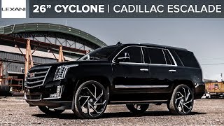 Cadillac Escalade Gets New 26quot Custom Lexani Wheels [upl. by Nnylav613]