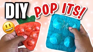 DIY POP ITS  super easy FIDGETS [upl. by Atinat]