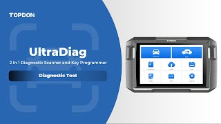 TOPDON UltraDiag  2in1 Diagnostic Scanner And Key Programmer Tool [upl. by Ateloiv]