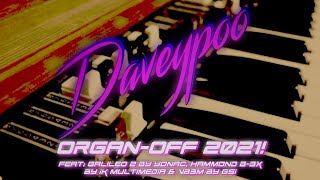 Organoff 2021 feat Galileo 2 Hammond B3X amp VB3m  Daveypoo The Mobile Music Minstrel [upl. by Anavas]