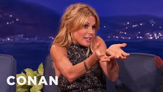 Julie Bowens Kangaroo Testicle Lesson  CONAN on TBS [upl. by Schifra469]