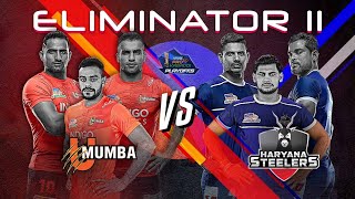 Pro Kabaddi 2019 Eliminator Highlights  U Mumba vs Haryana Steelers [upl. by Gertrud]