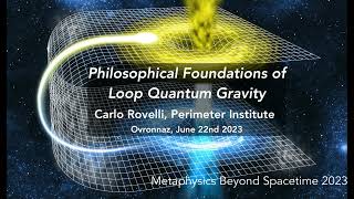 Carlo Rovelli Perimeter Institute The Ontology of Quantum Gravity [upl. by Naggem]