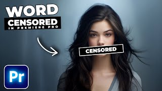 How To CENSOR BEEP Words In Premiere Pro [upl. by Jarret253]