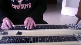 Trying Jerry Byrds solo on Hank Williams quotRootie Tootiequot Steel Guitar [upl. by Cumings]