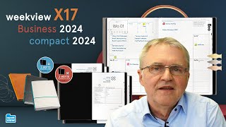 walkthrough  weekview X17NotizbuecherKalender Business und compact 2024 [upl. by Olympia]