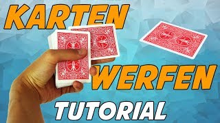 3 WEGE KARTEN ZU WERFEN LERNEN TUTORIAL ERKLÄRUNG [upl. by Neerahs109]