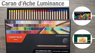 Caran dAche Luminance Revisión y Comparación con Prismacolor Premier y Faber Castell Polychromos [upl. by Aires]