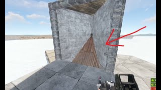 Rust  The return of the triangle roof bunker Tutorial 2023 [upl. by Burhans]