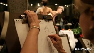 2012 Biennial Nicole Eisenman Figure Drawing Atelier [upl. by Mabel361]