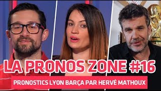 Pronostics Lyon  Barça par Hervé Mathoux [upl. by Nylatsirk]