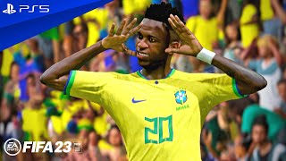 FIFA 23  Vinicius Junior New Celebration  PS5™ 4K60 [upl. by Atteynot119]